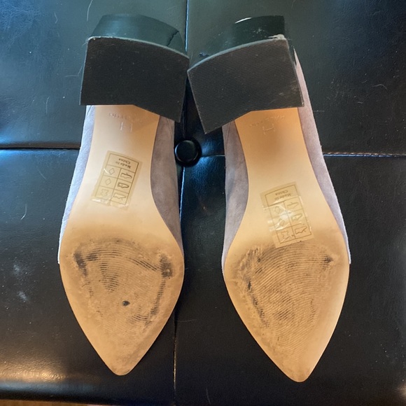 Halston mirror square heel pumps sz 8 - Picture 7 of 8